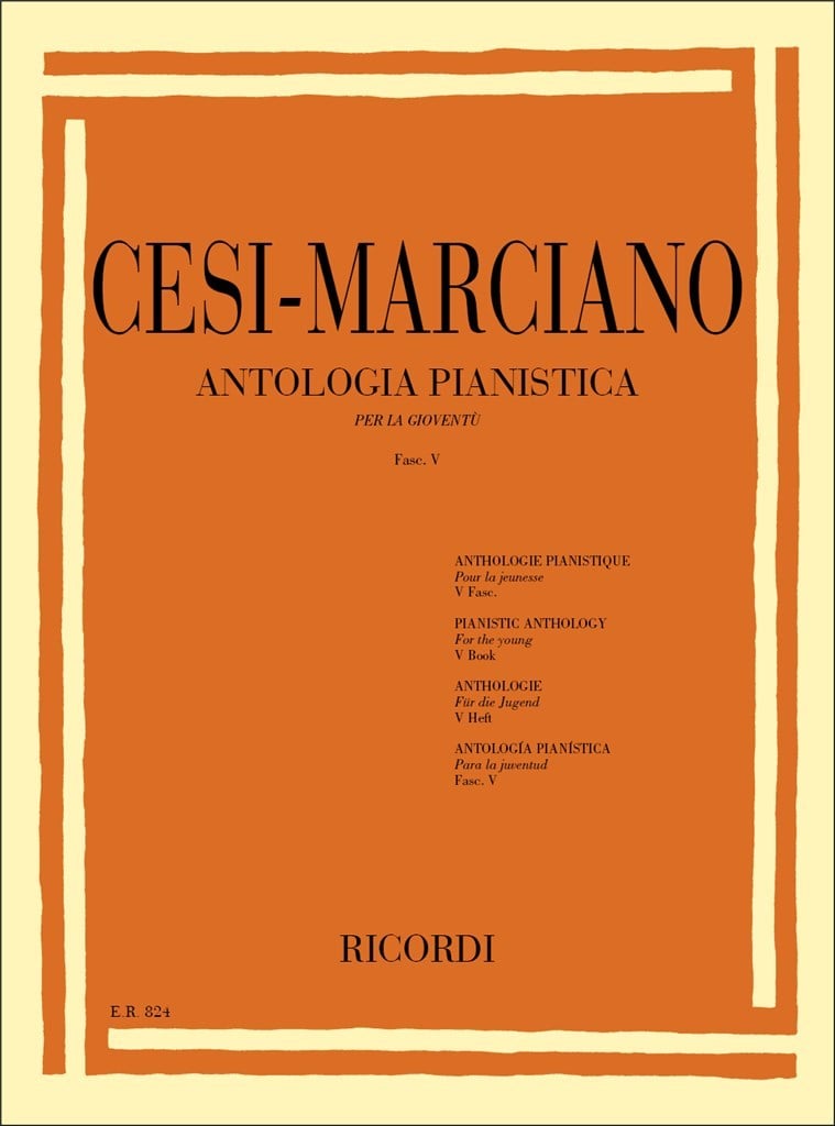 Antologia Pianistica Per La Gioventë - Fasc. V